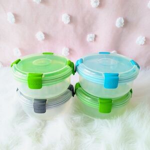 SnapLock by Progressive, Salad Containers, Set Of 4, Food Storage, Meal Prep